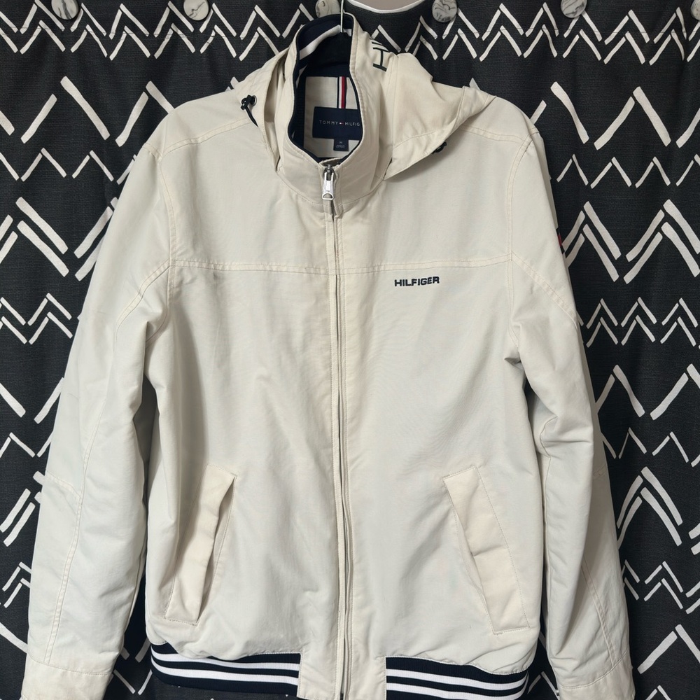 Tommy Hilfiger Men's White Jacket